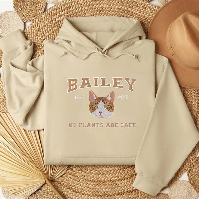 Personalized Embroidered Pet Sweatshirt with Pets Name