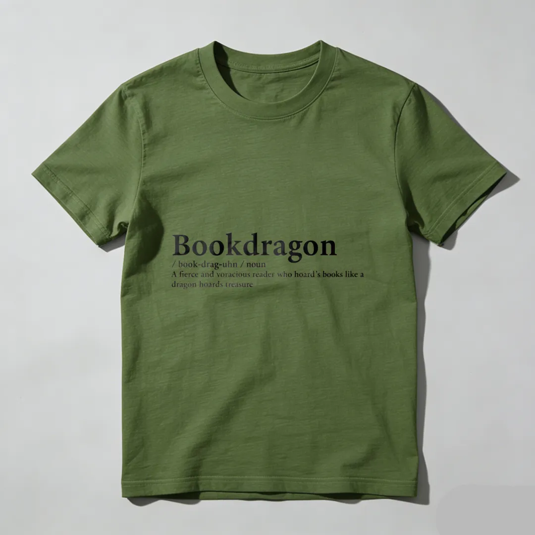 Bookdragon Definition Print Design Unisex Classic T-shirt