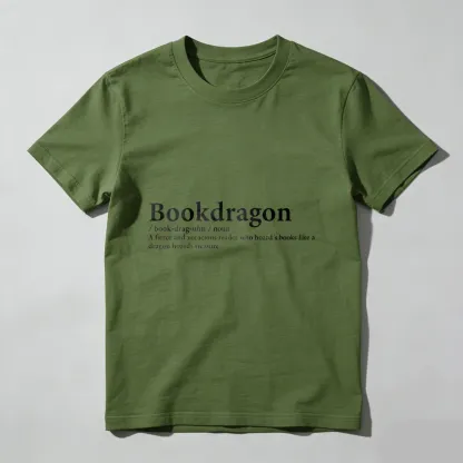 Bookdragon Definition Print Design Unisex Classic T-shirt