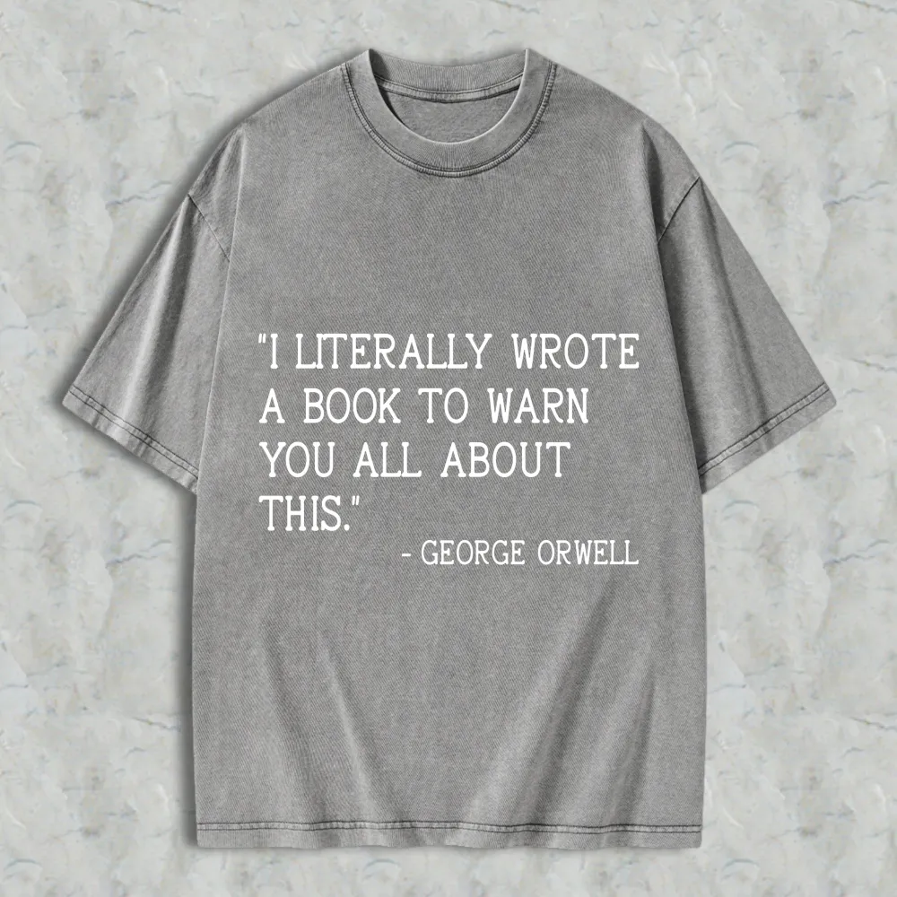 I Literally Wrote A Book To Warn You All About This Unisex Washed T-shirt