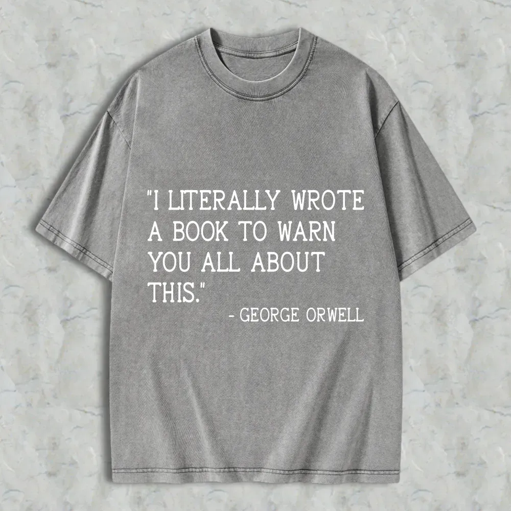 I Literally Wrote A Book To Warn You All About This Unisex Washed T-shirt