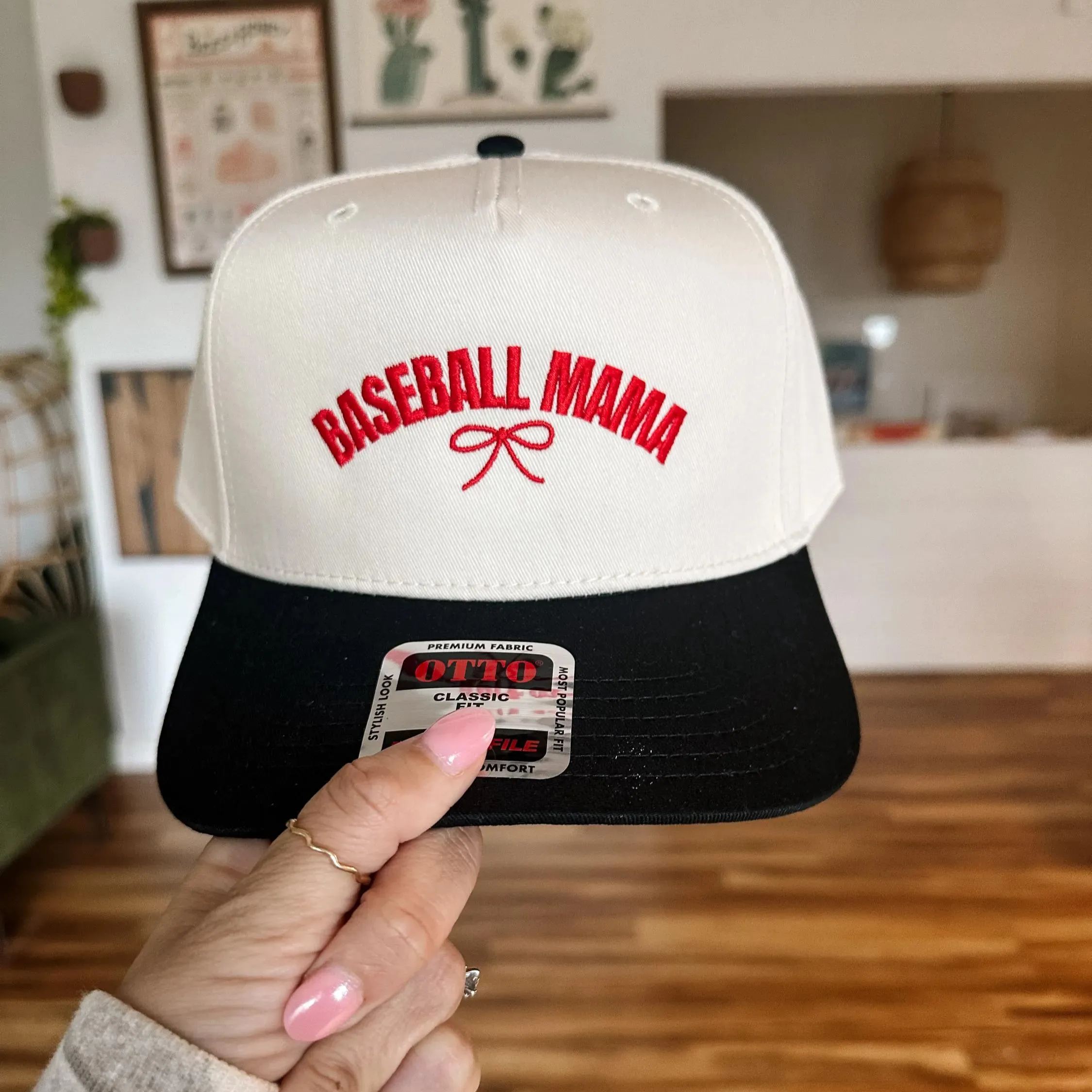 Embroidered Mama Baseball Hat