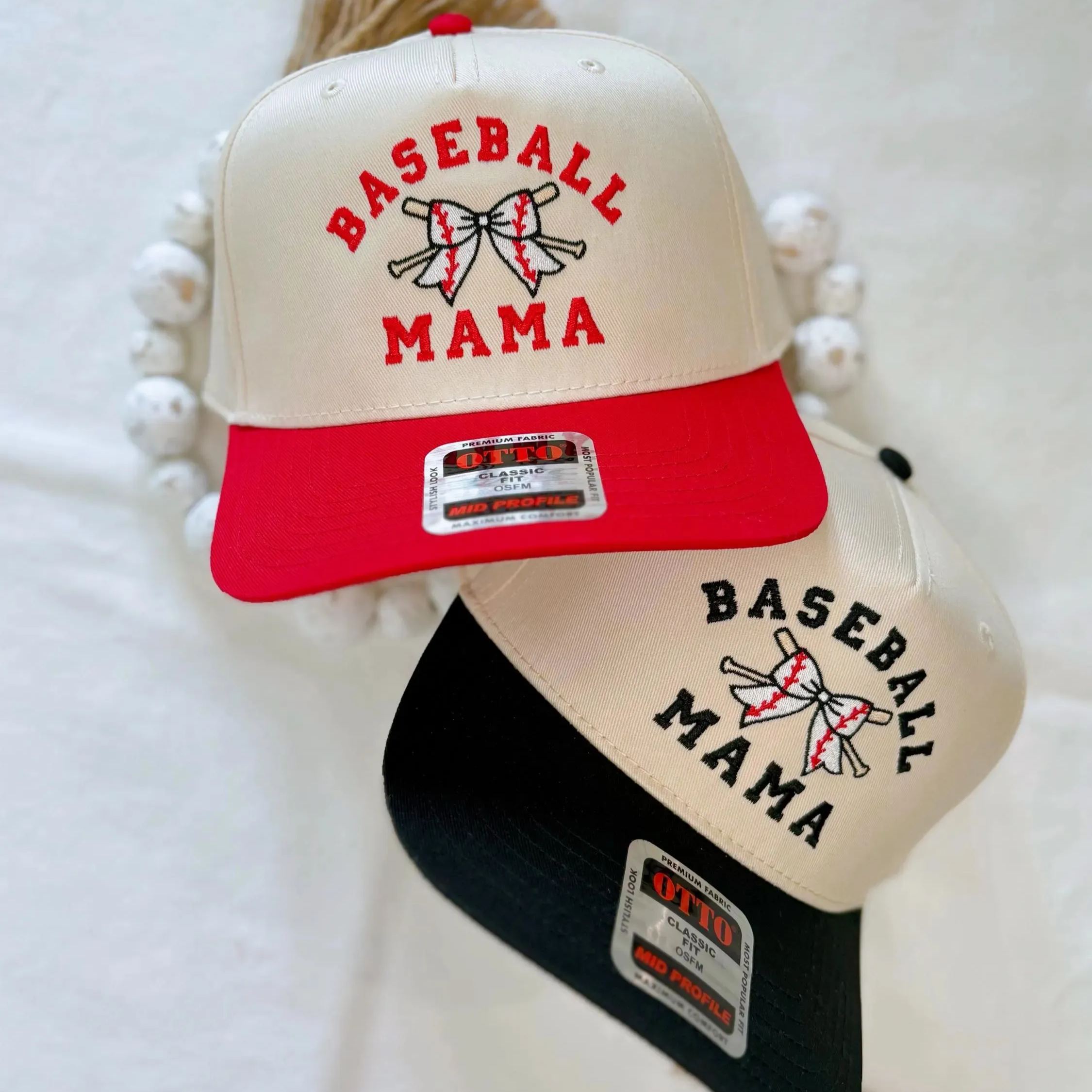 Personalized  Embroidered Mama Baseball Hat