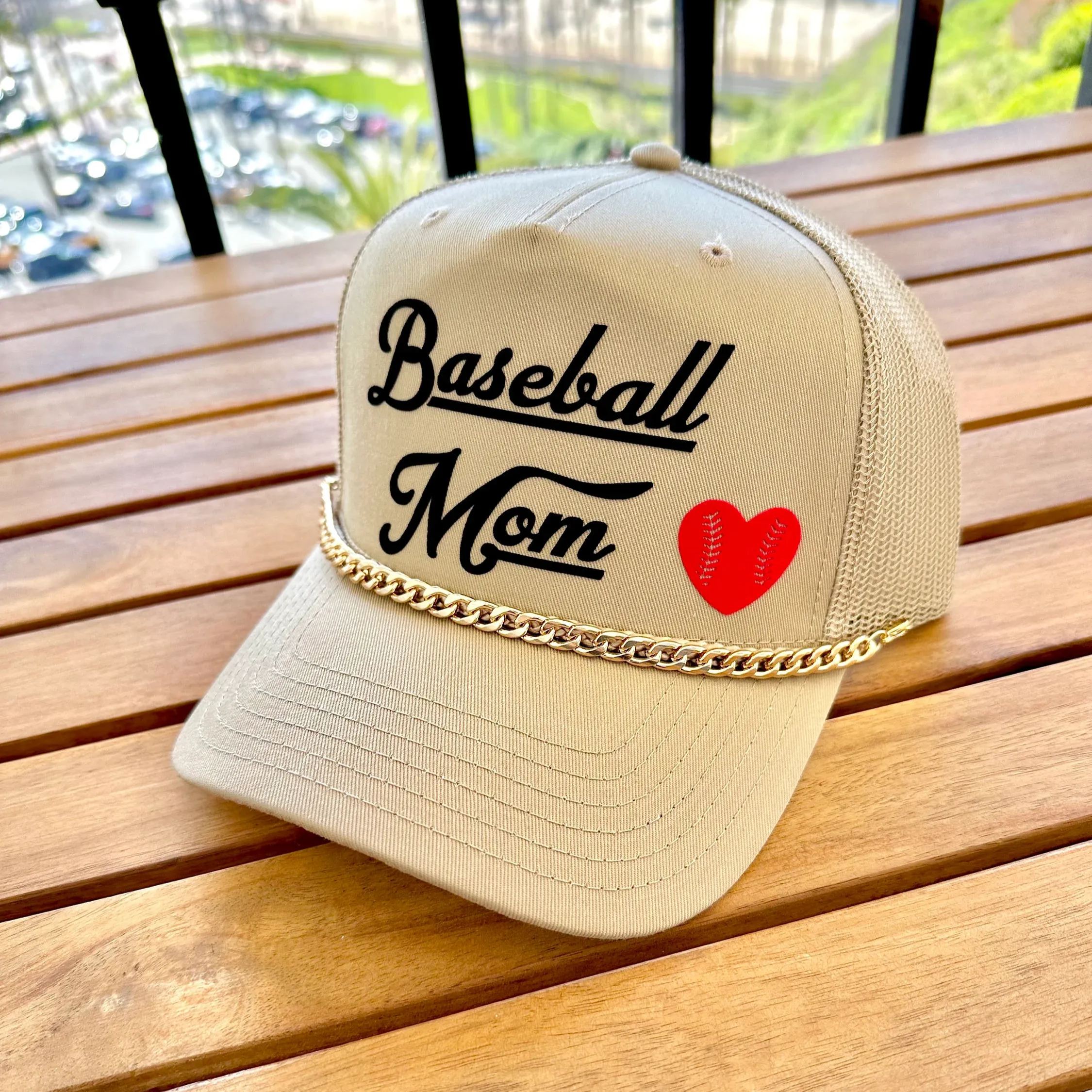 Personalized Number or Initials Baseball Mom Hat