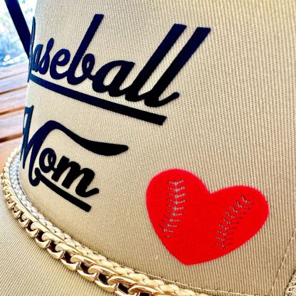 Personalized Number or Initials Baseball Mom Hat