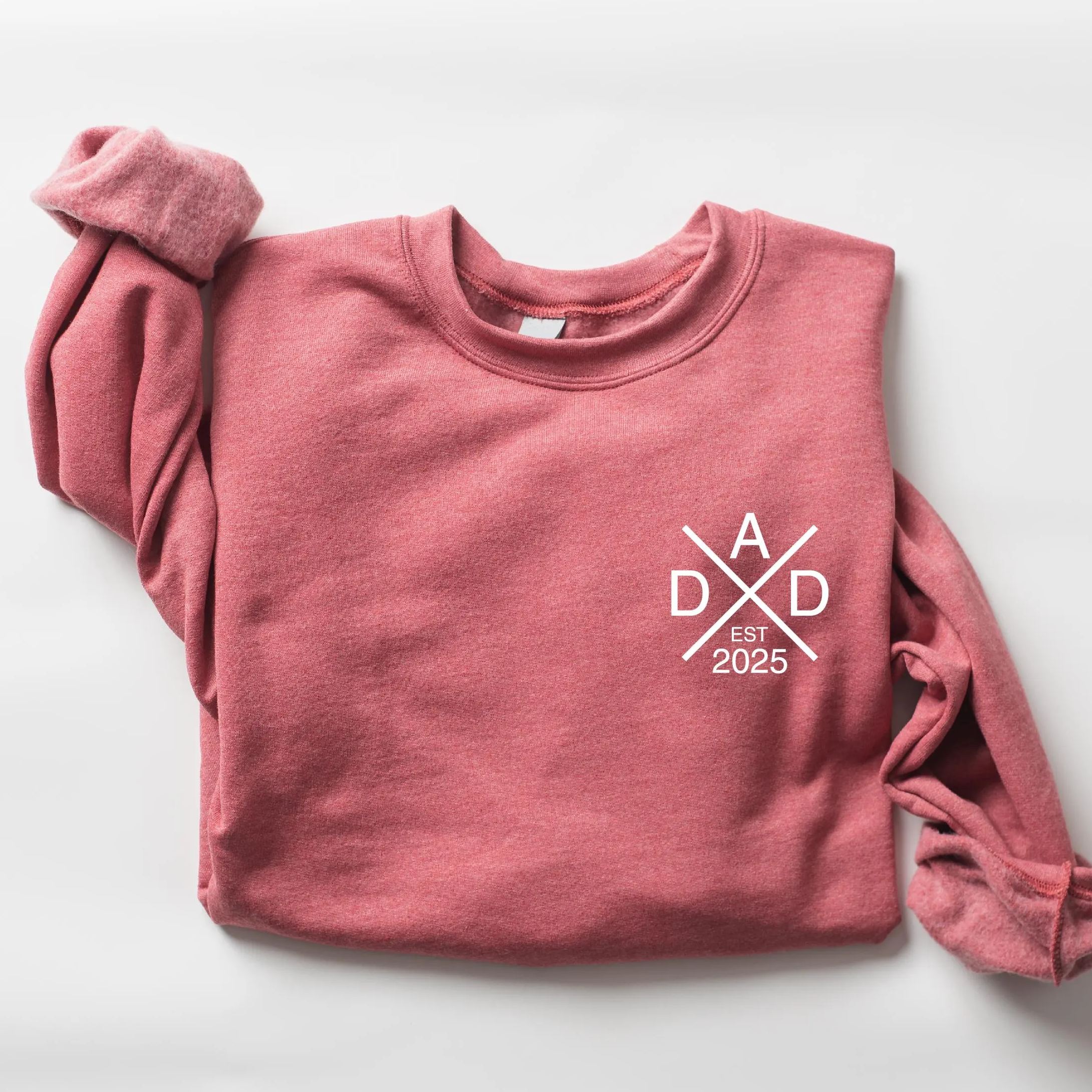 Personalized Dad Embroidered Sweatshirt Father Day Gift