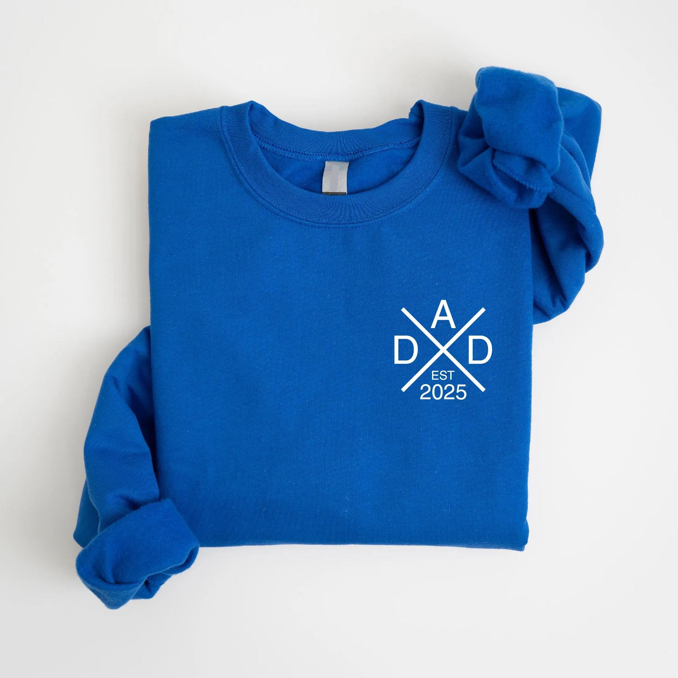 Personalized Dad Embroidered Sweatshirt Father Day Gift