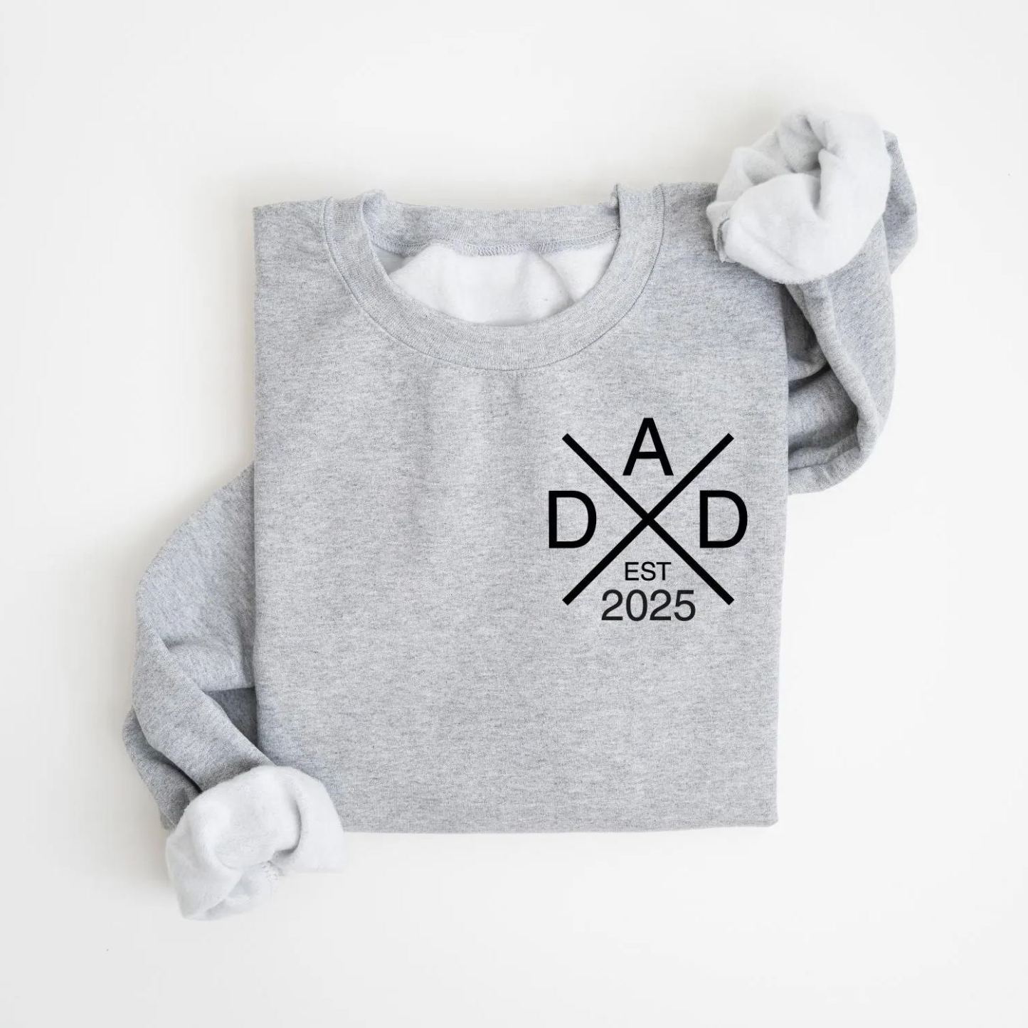 Personalized Dad Embroidered Sweatshirt Father Day Gift