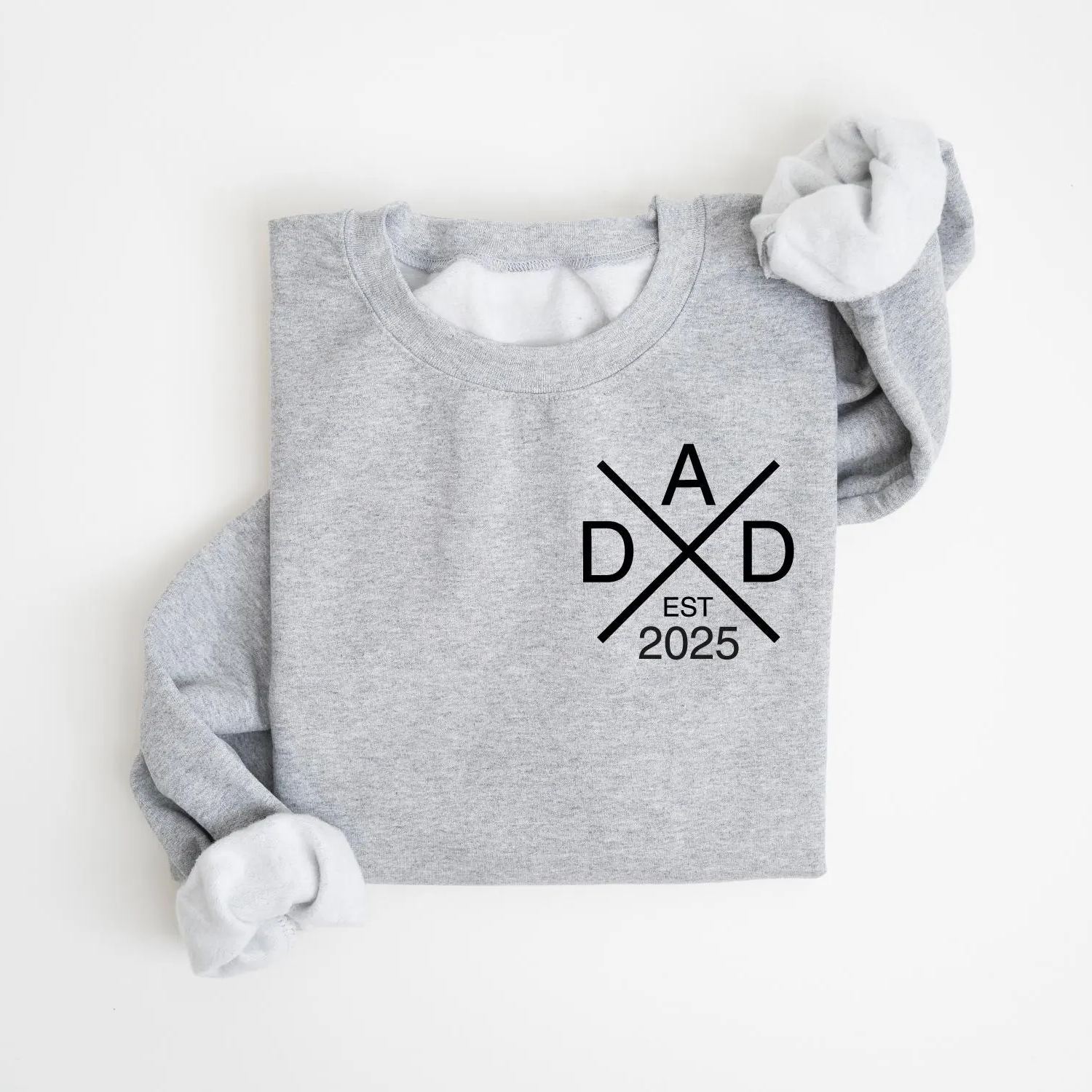 Personalized Dad Embroidered Sweatshirt Father Day Gift