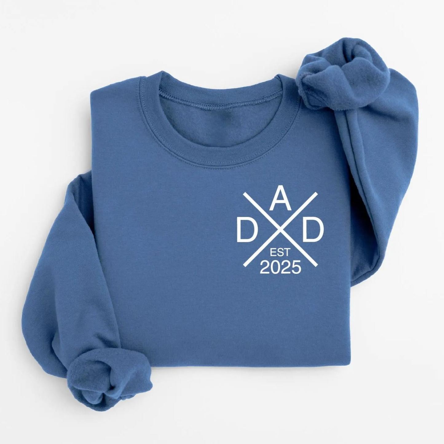 Personalized Dad Embroidered Sweatshirt Father Day Gift