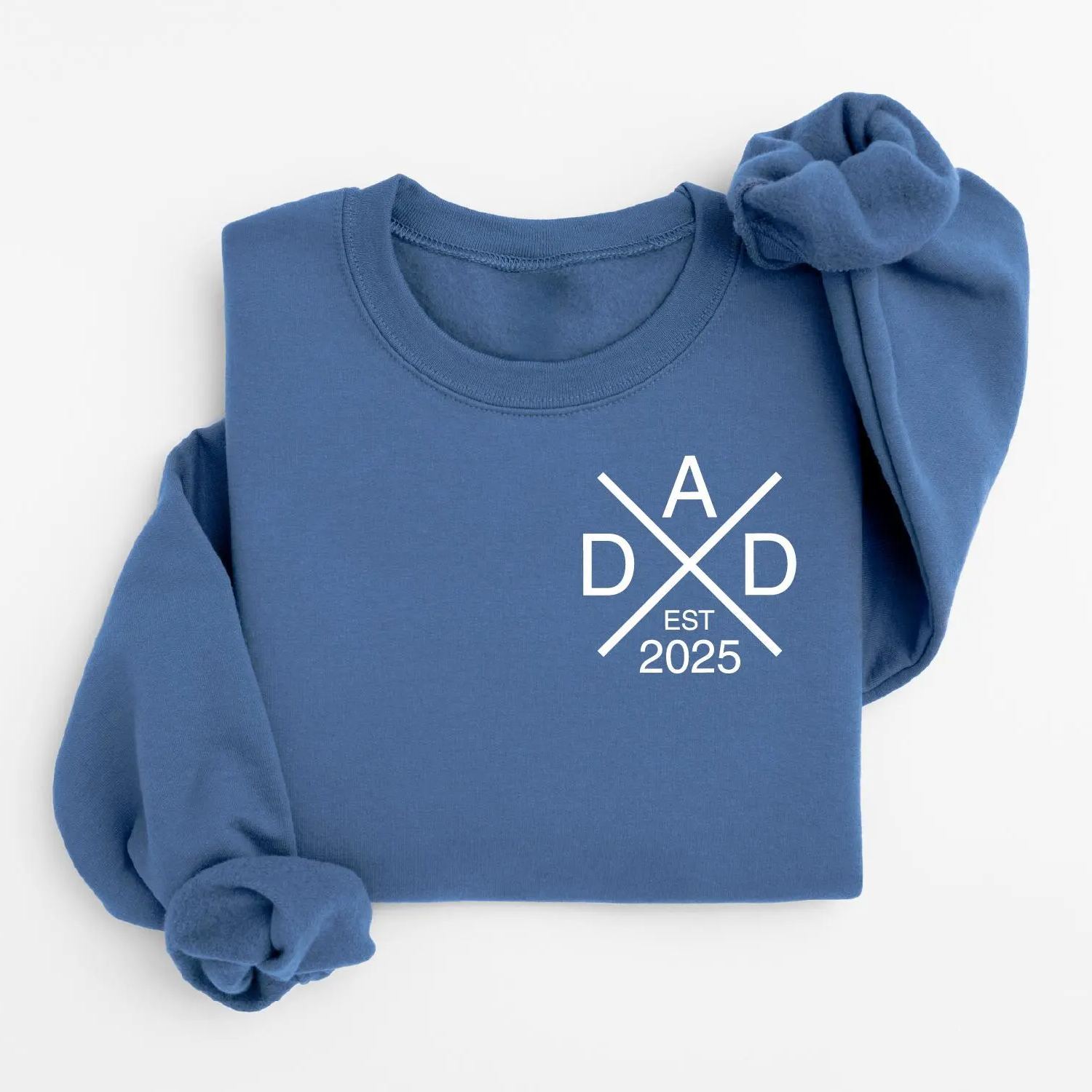 Personalized Dad Embroidered Sweatshirt Father Day Gift