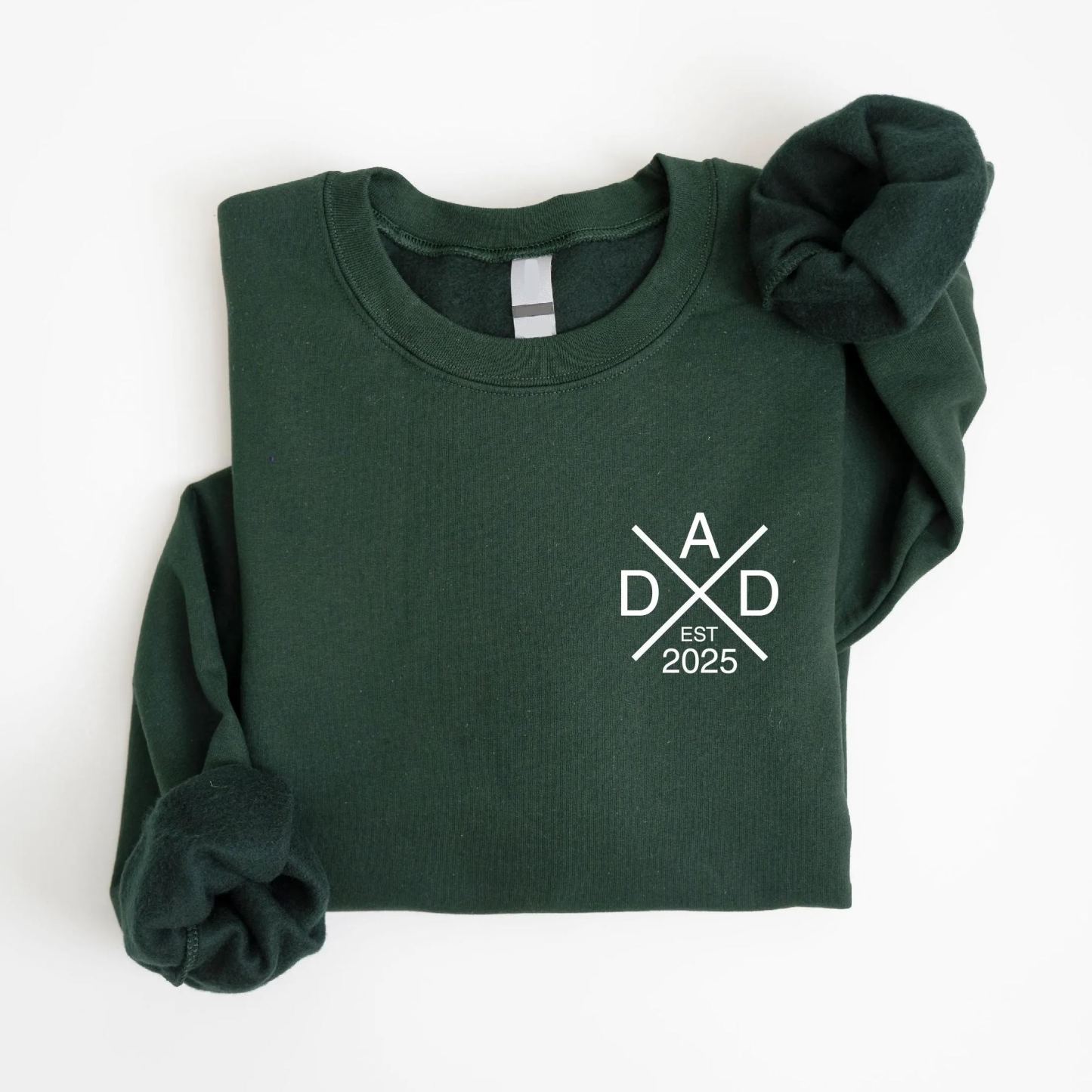 Personalized Dad Embroidered Sweatshirt Father Day Gift