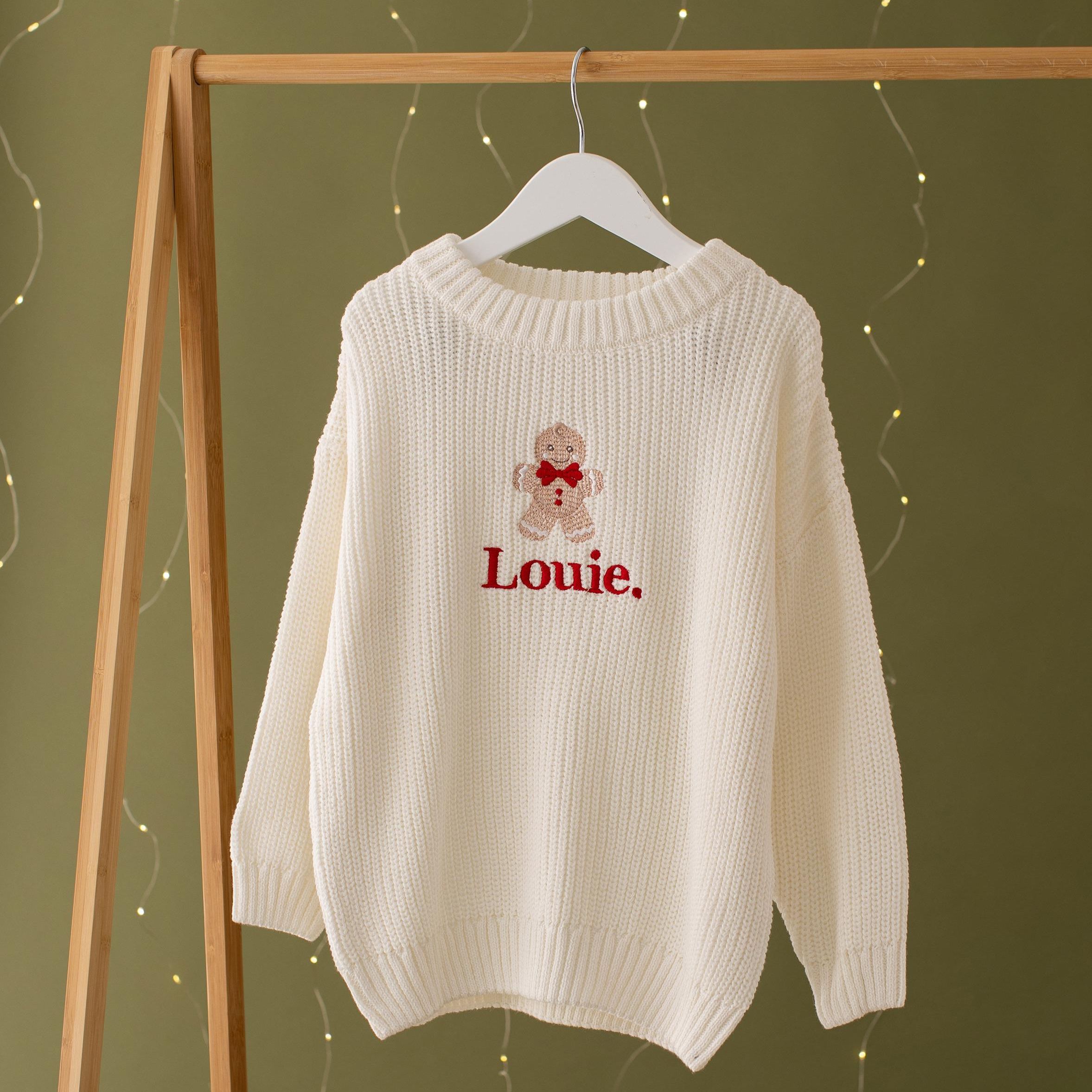 Personalized Knitted Children Christmas Jumper