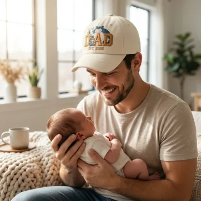 Personalized PokaDad Embroidered Baseball Cap Anime Dad Hat Pocket Beast Father’s Day Gift for Dad Gamers