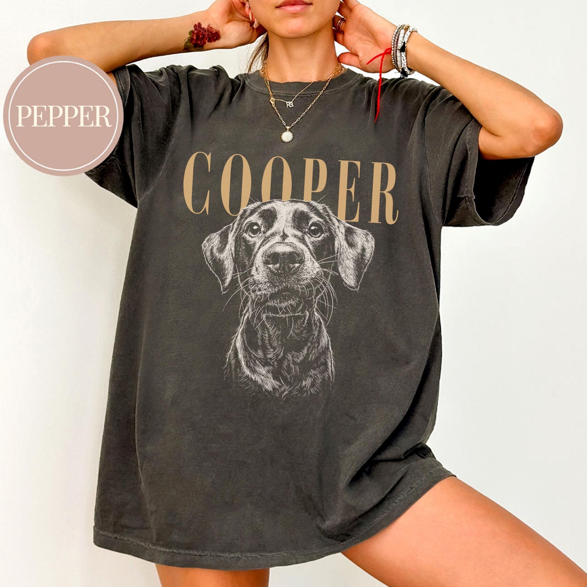 Custom Pet Photo And Name Shirt Dog Lover Gift Cat Mom Gift