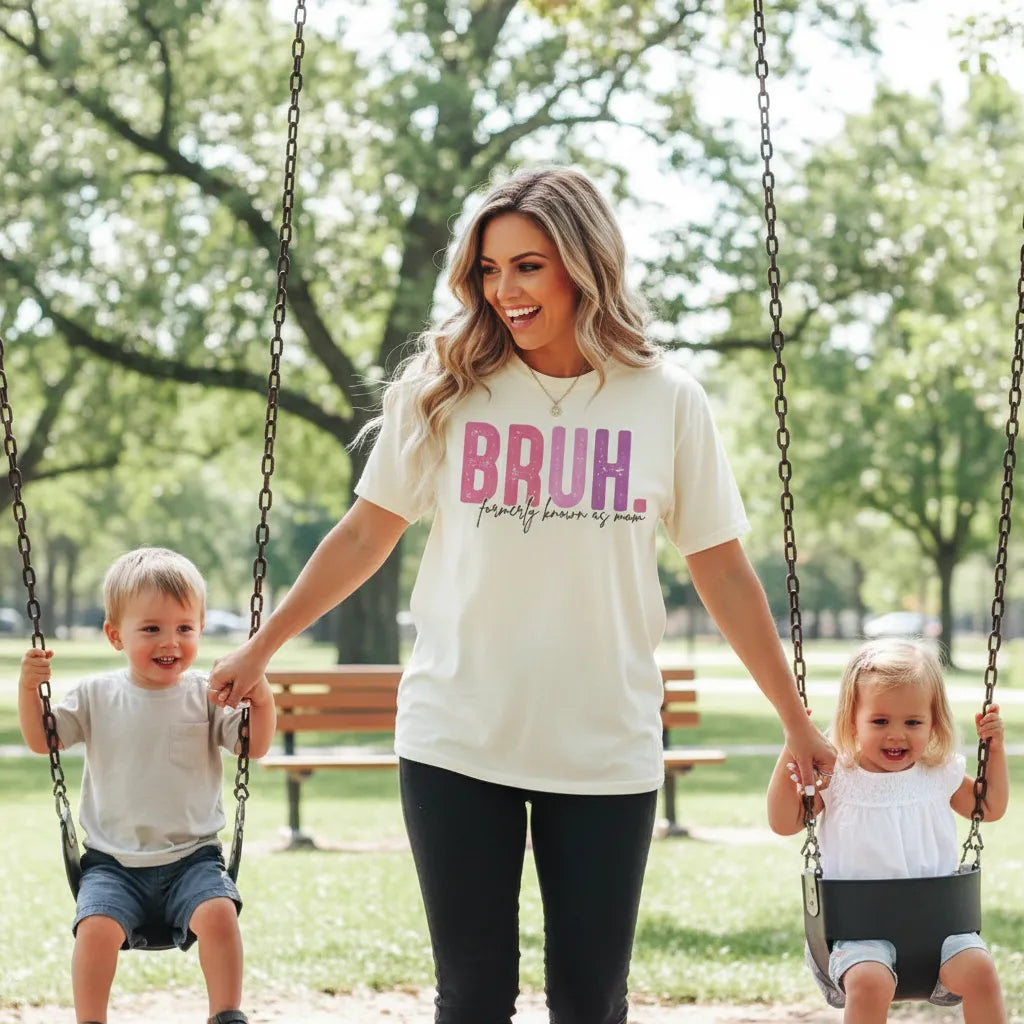Bruh Formerly Known as Mom Tee Mom Era Tshirt Funny Mother's Day Shirt