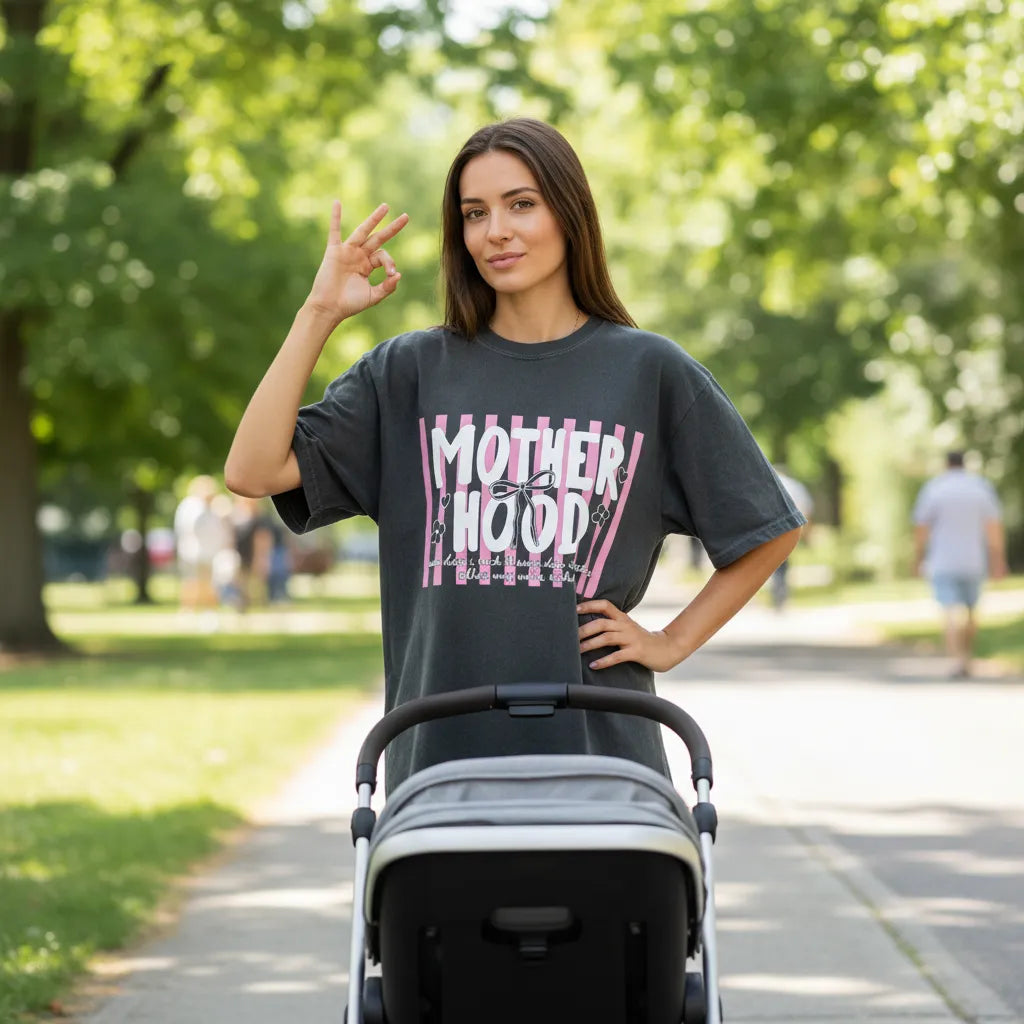 Retro Motherhood Comfort Shirt Trendy Mama Tee Cool Mom Club Shirt Mothers Day Gift