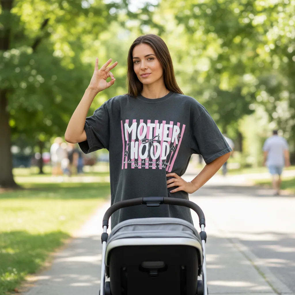 Retro Motherhood Comfort Shirt Trendy Mama Tee Cool Mom Club Shirt Mothers Day Gift