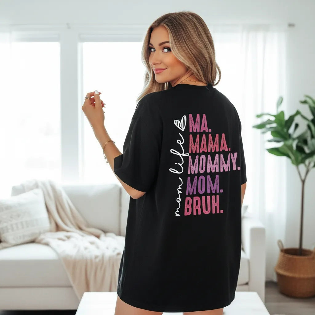 Bruh Formerly Known as Mom Tee Mom Era Tshirt Funny Mother's Day Shirt