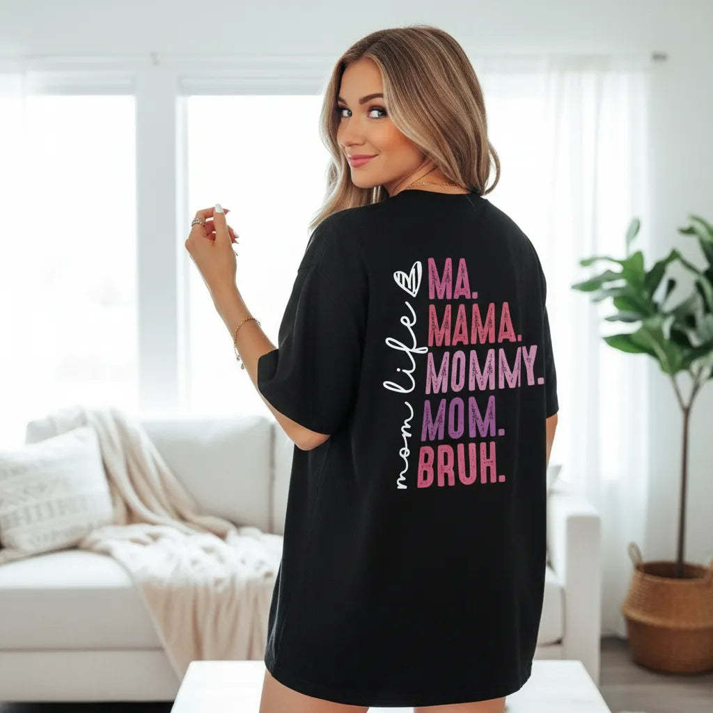 Bruh Formerly Known as Mom Tee Mom Era Tshirt Funny Mother's Day Shirt