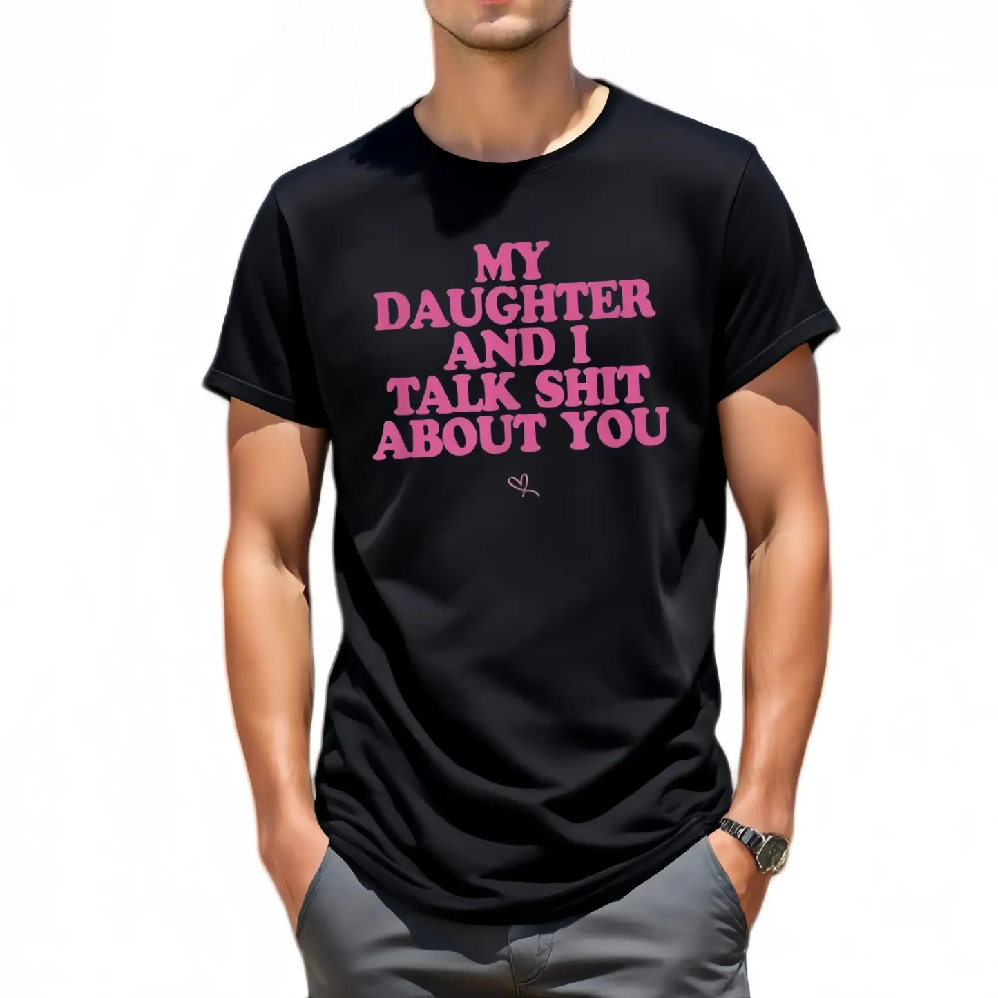 Funny My Daughter and I Talk Shit About You Tee Best friend Mom Tshirt Mother’s Day Gift