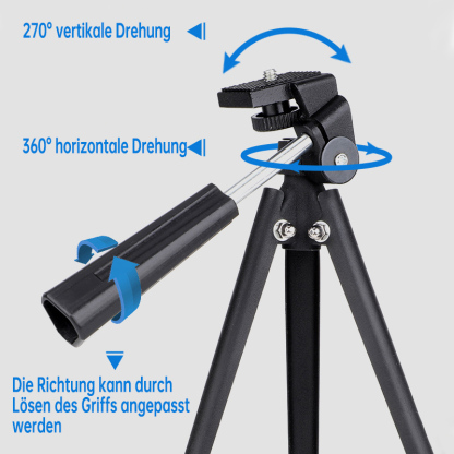 Teleskop-Stativ (30 cm, universell einsetzbar)