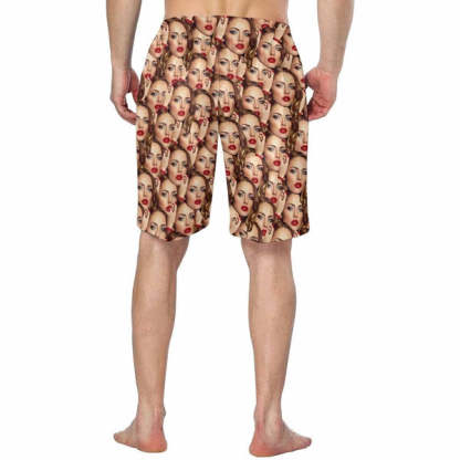 Personalized Swim Cool Swimming Trunks Photo Swim Cool Swimming Trunks Girlfriend Face Gifts