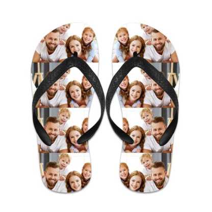 Photo Flip Flops Personalized Flip Flops Summer Beach Slide Sandals