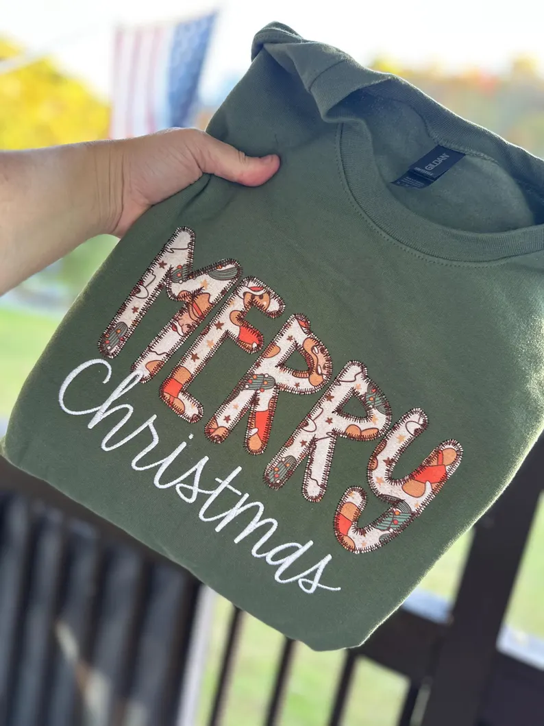 Western Christmas Sweatshirt | Merry Christmas | Boho Christmas