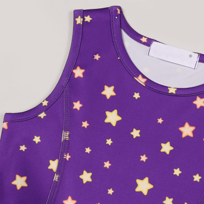 Girls Dress Unicorn Printed Casual Party Twirly Dress for Kids in 2t to 10 Years
