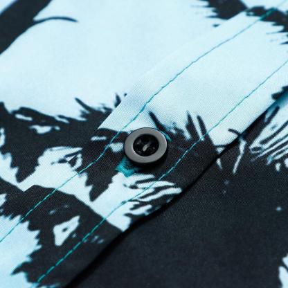 Custom Photo Shirt Men S All Over Print Hawaiian Shirt Warm Family