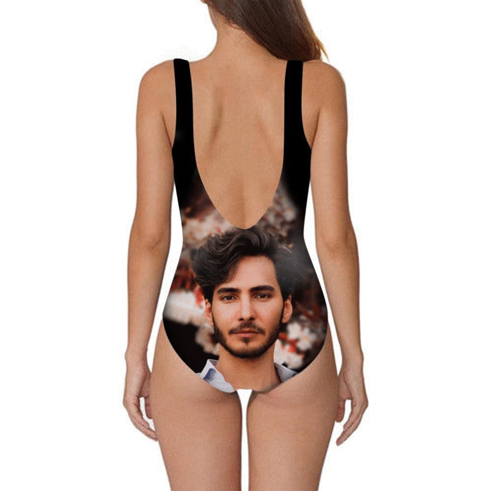 Custom Face Swimwear Women's Slip One Piece Swimsuit