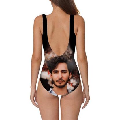 Custom Face Swimwear Women's Slip One Piece Swimsuit