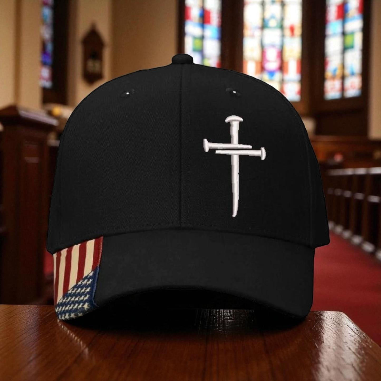 ✝️Adjustable Jesus 3 Nail Cross Hat