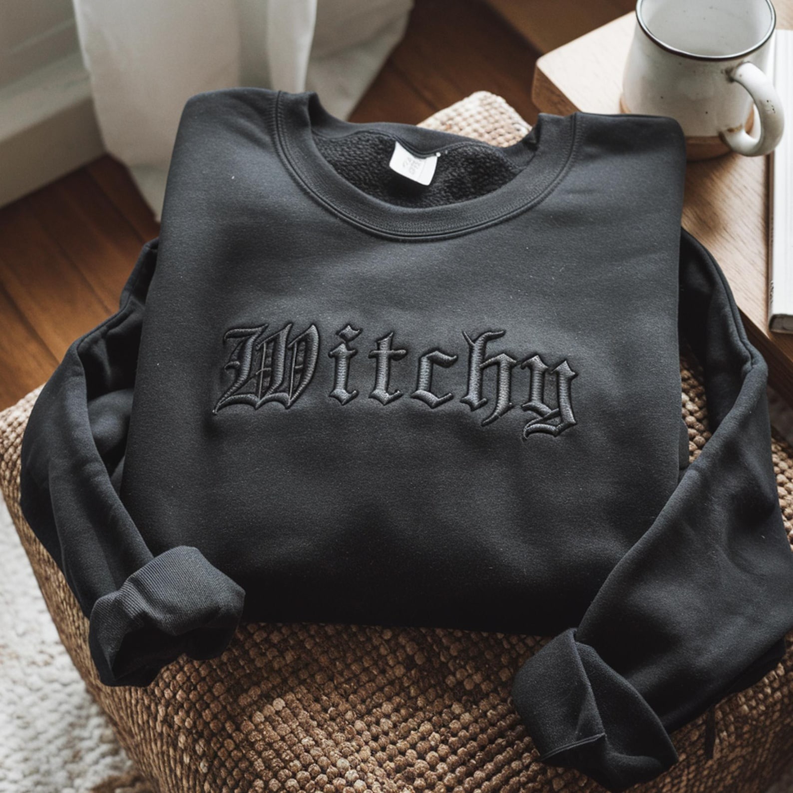Witchy Halloween Sweatshirt Cute Simple Halloween Costume