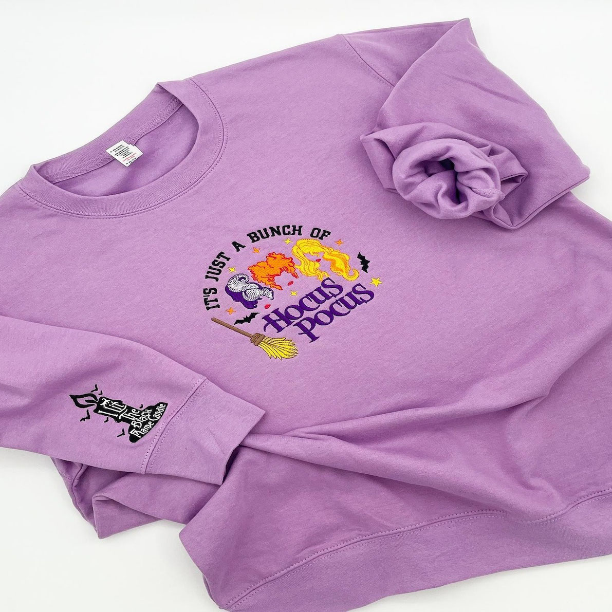 Embroidered Halloween embroidery sweatshirt | Y2K Style Embroidered Crewneck