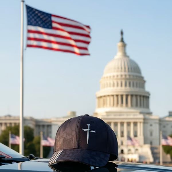 ✝️Adjustable Jesus 3 Nail Cross Hat