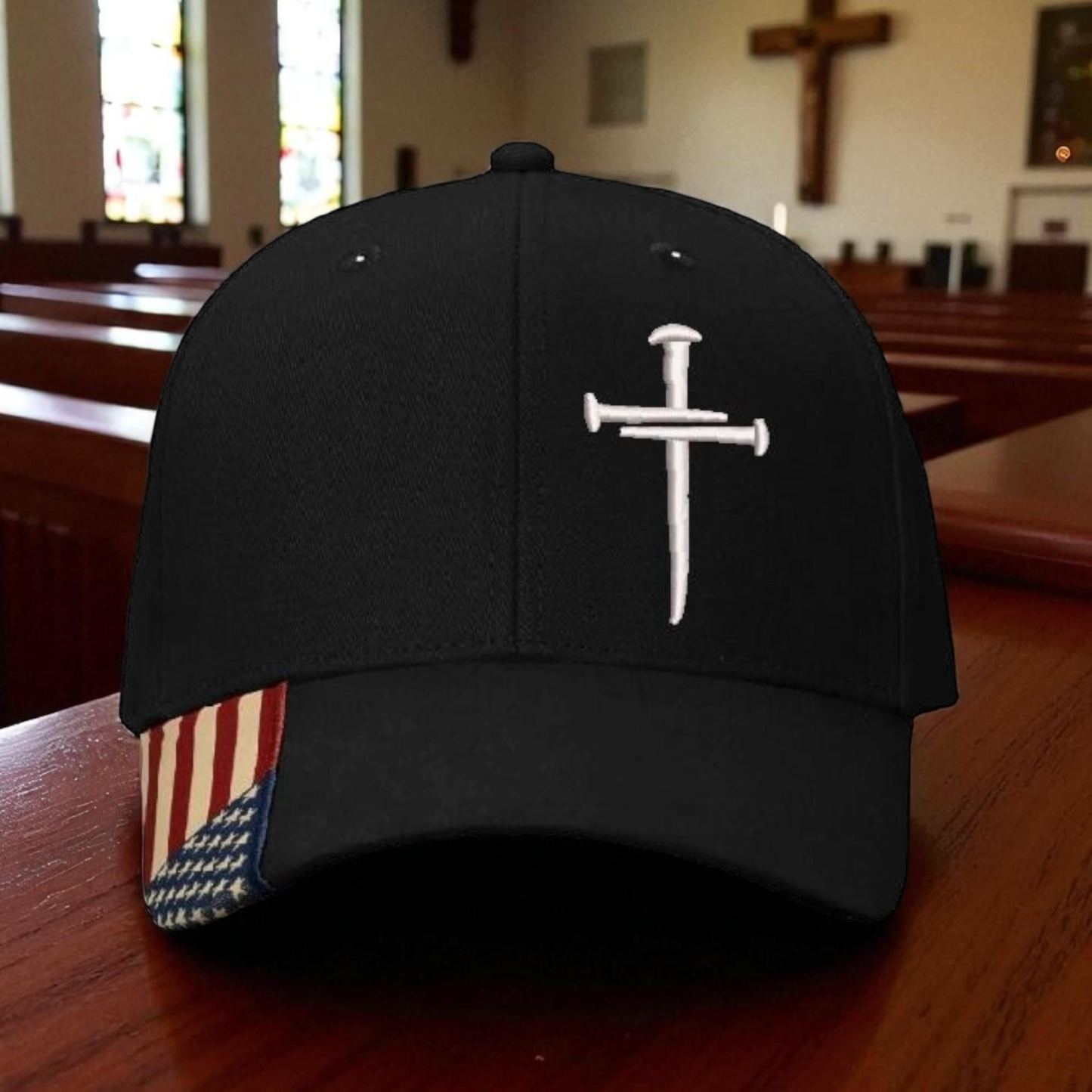 ✝️Adjustable Jesus 3 Nail Cross Hat