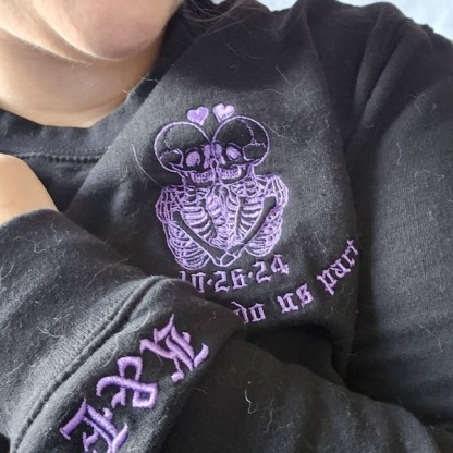 Valentine’s Day Matching Sweatshirts Till Death do Us Part Couples Matching Hoodies