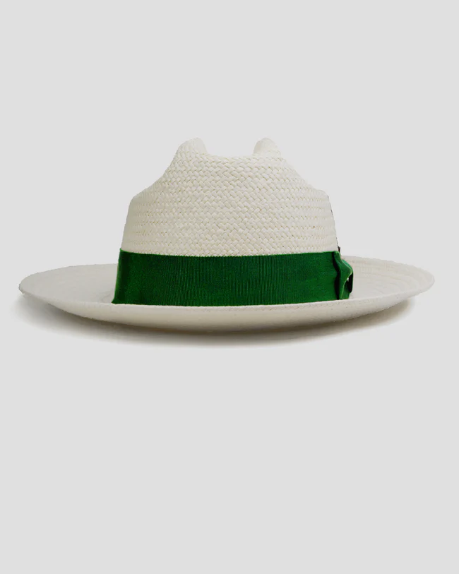 Miller Ranch Straw Fedora Hat - Ivory