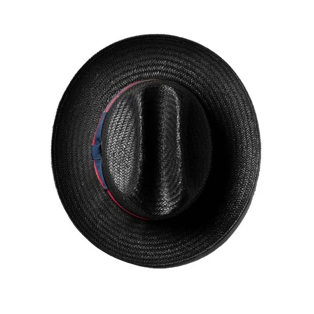 Miller Ranch Fedora - Black Patriotic Straw