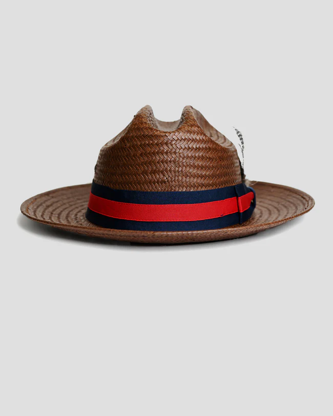 Miller Ranch Fedora Hat - Retro Straw