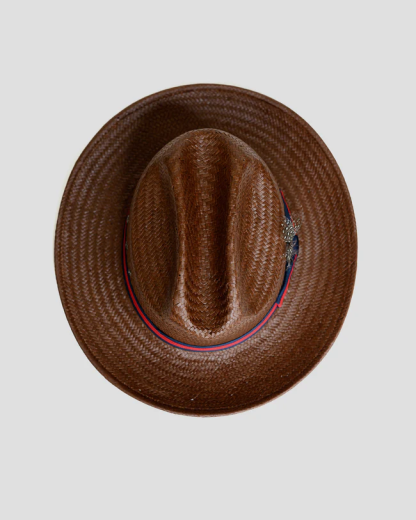 Miller Ranch Fedora Hat - Retro Straw