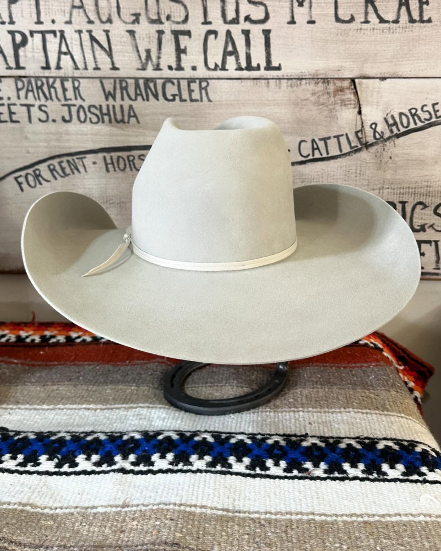 Silver Belly Pure Beaver Wide-Brim Western Cowboy Hat