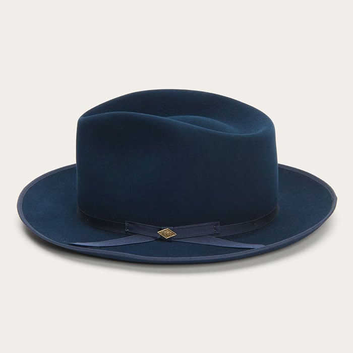 Stratoliner Hemp Fedora - True Blue