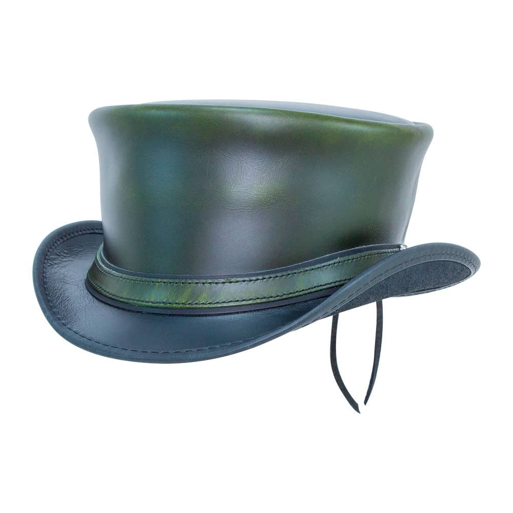 HAMPTON - MENS LEATHER TOP HAT