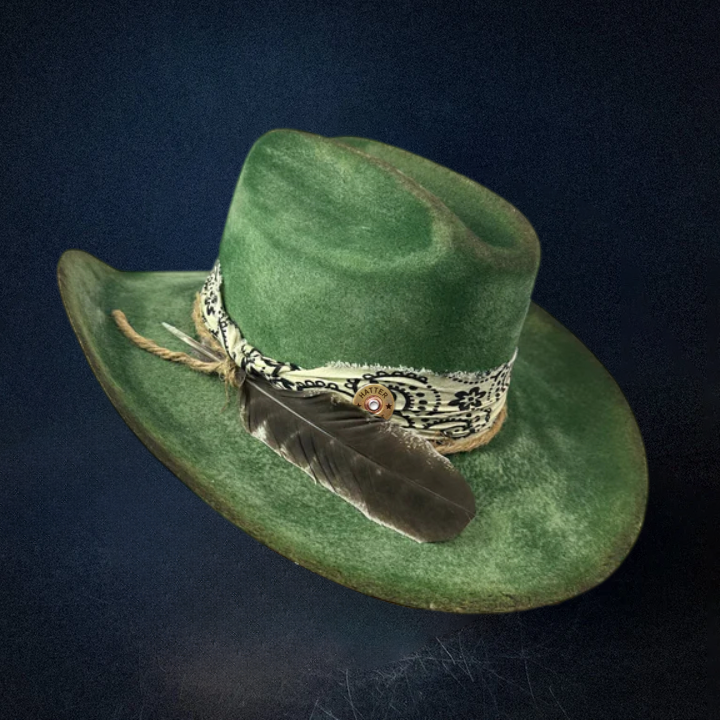 Green Distressed western