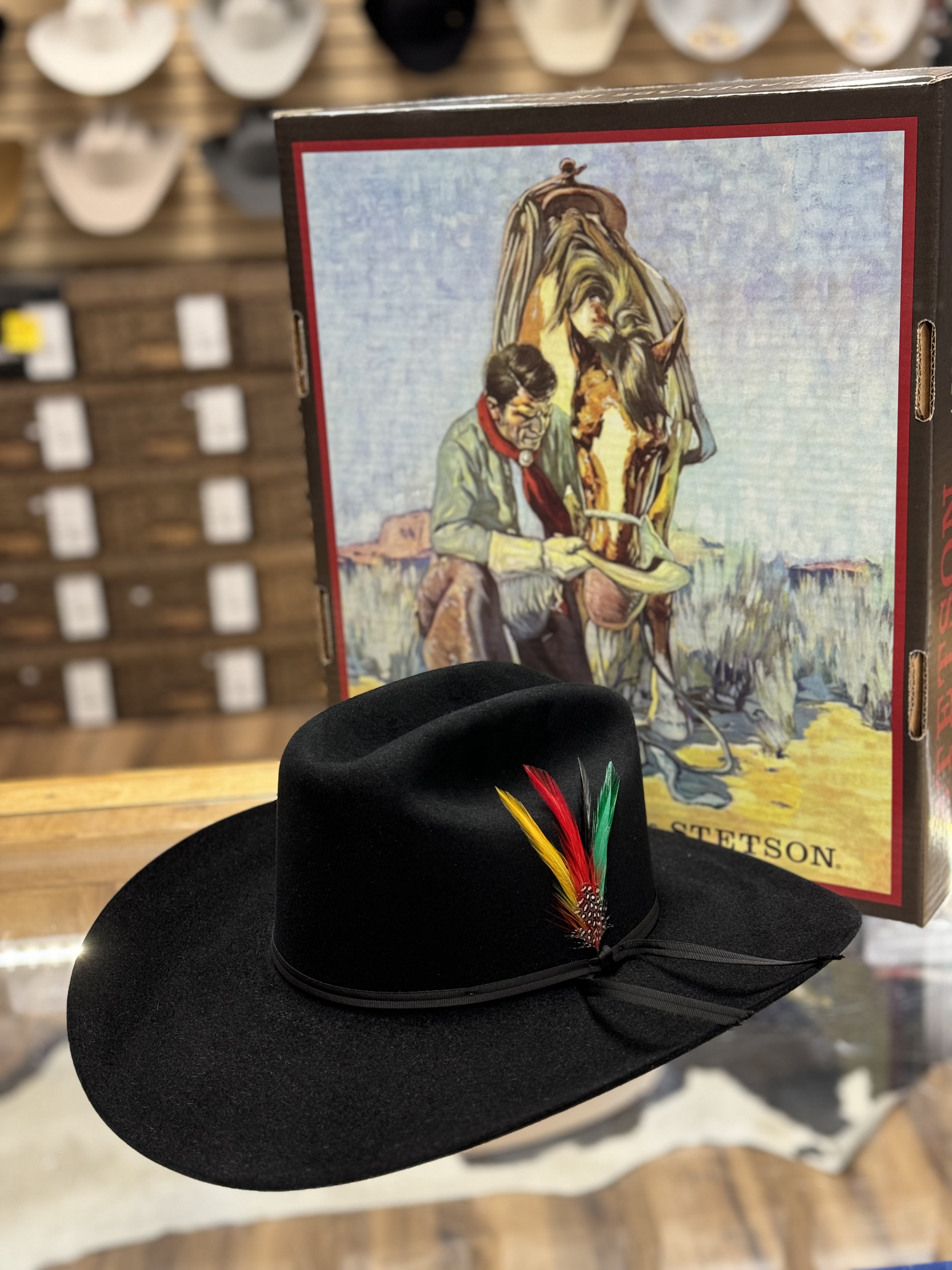 Spartan 10x Black Cowboy Hat