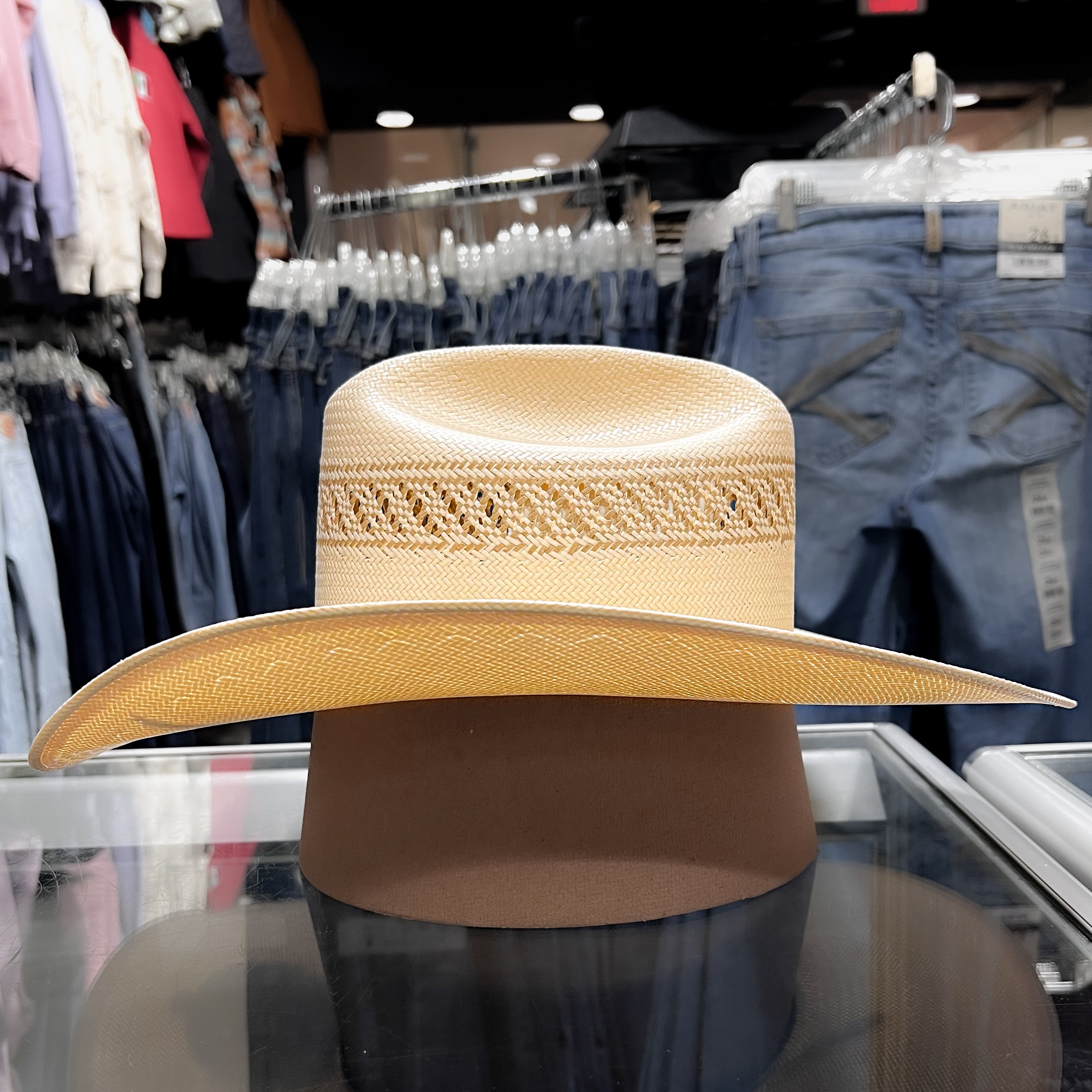 Resistol Men's 20X Wildfire Straw Hat, Natural Tan