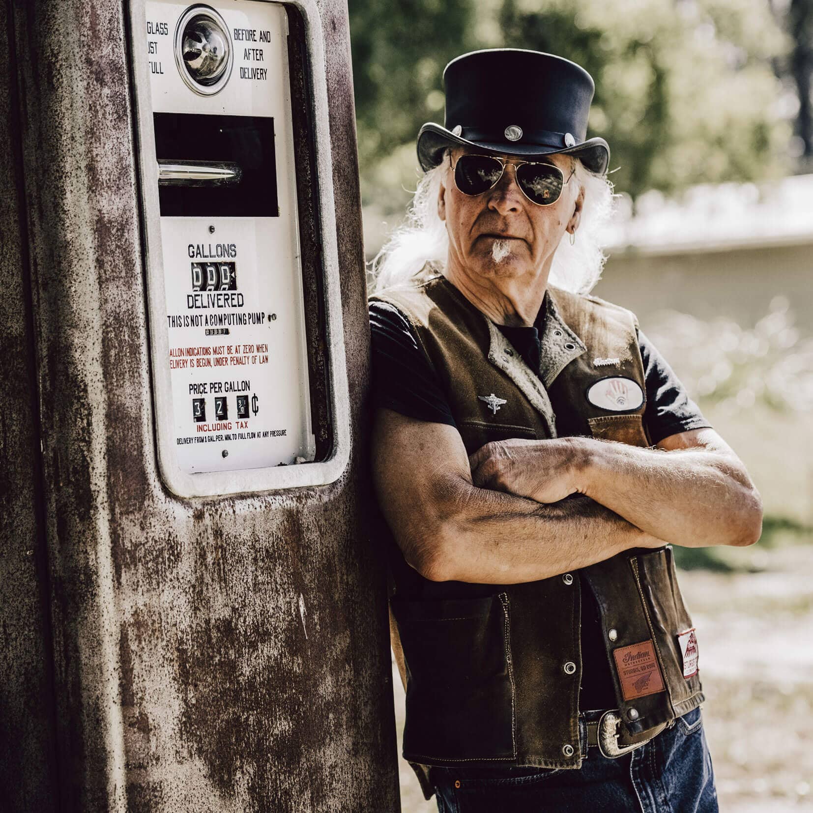 HAMPTON - MENS LEATHER TOP HAT